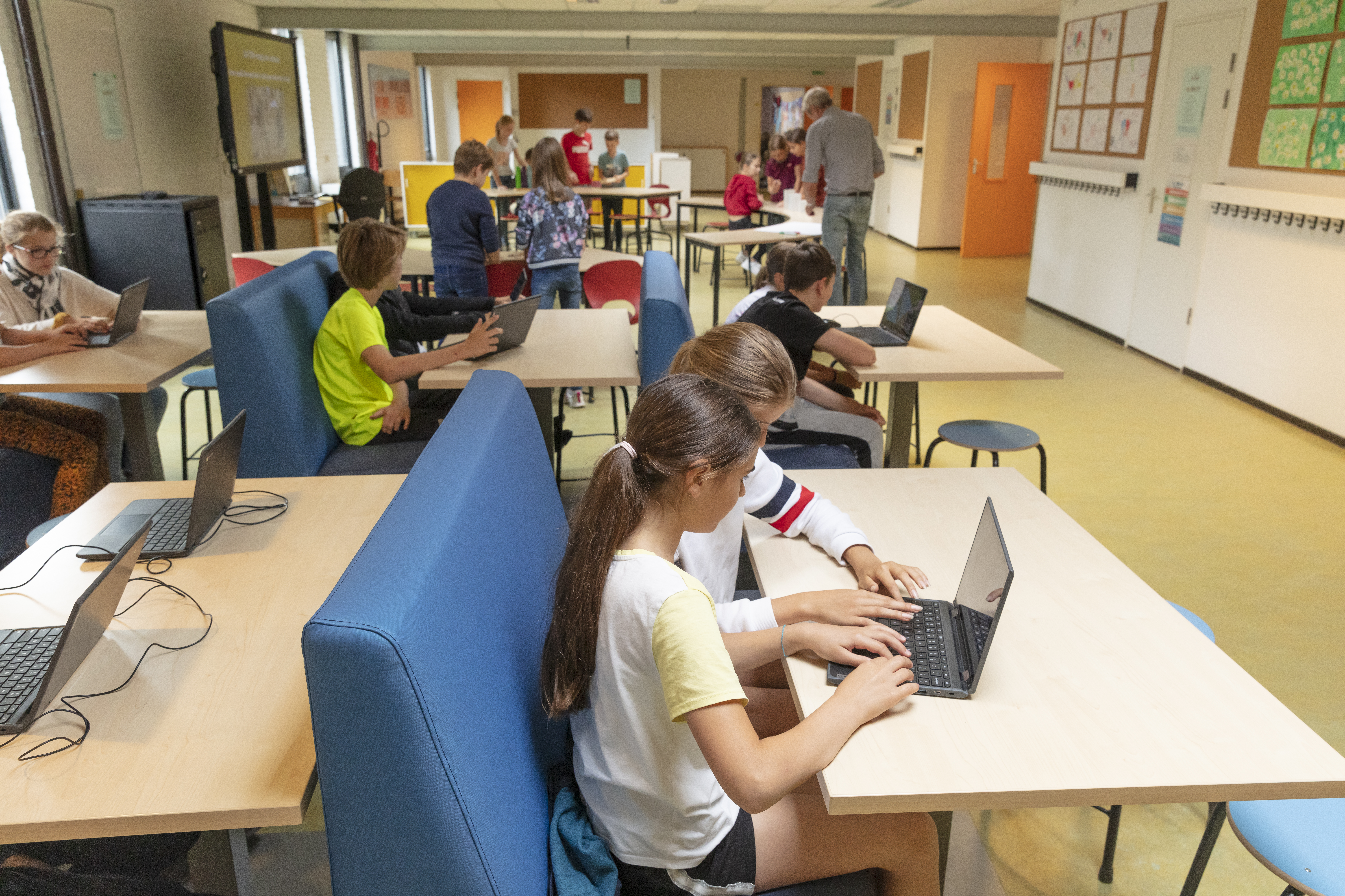 TOP rood - geel - blauw werken