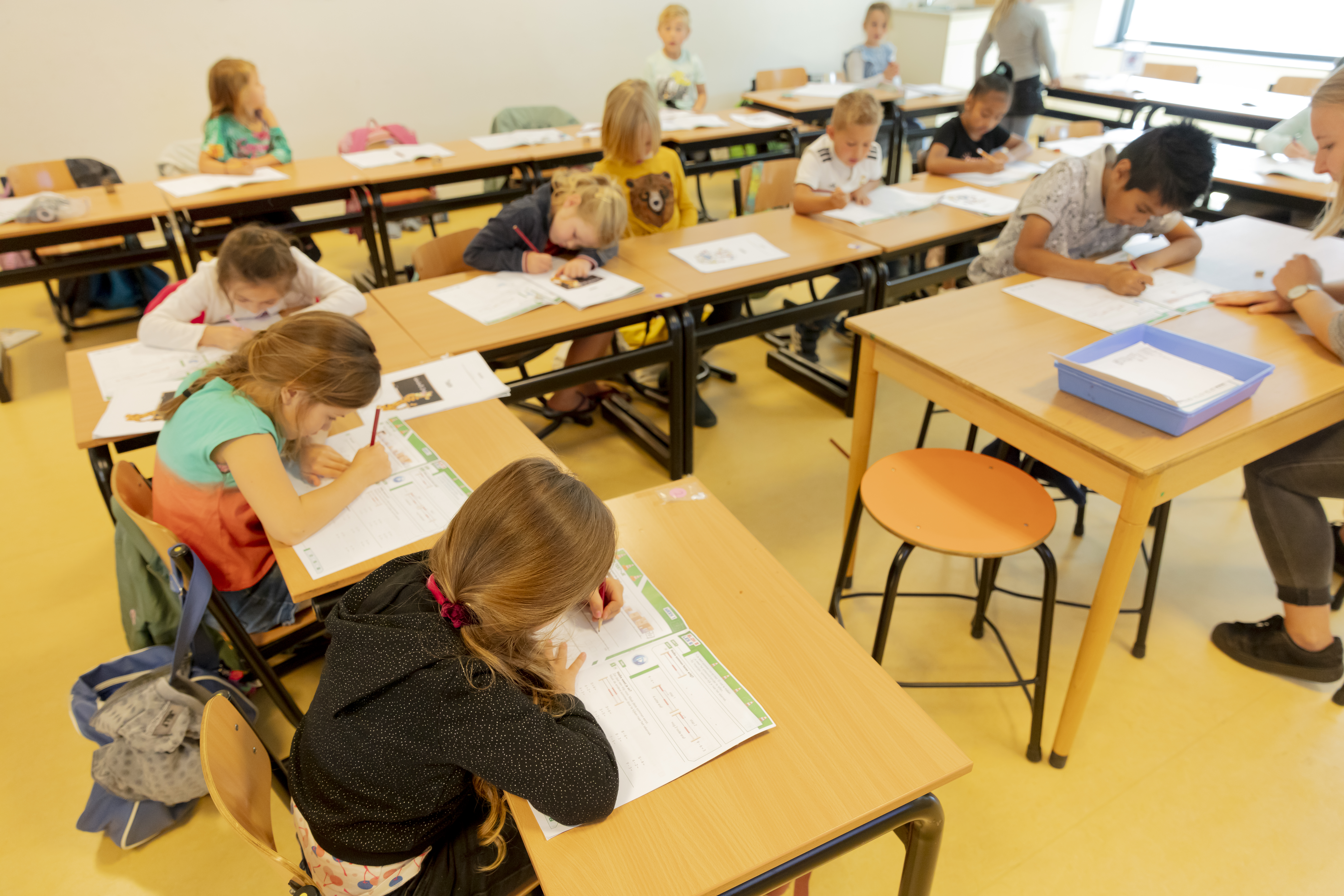 Middenbouw aan de slag